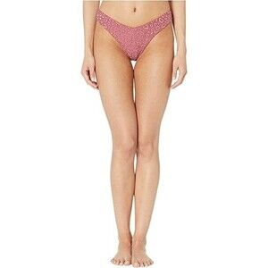 onia Women's Chiara Textured Bikini Bottom size XS Tibetan Red